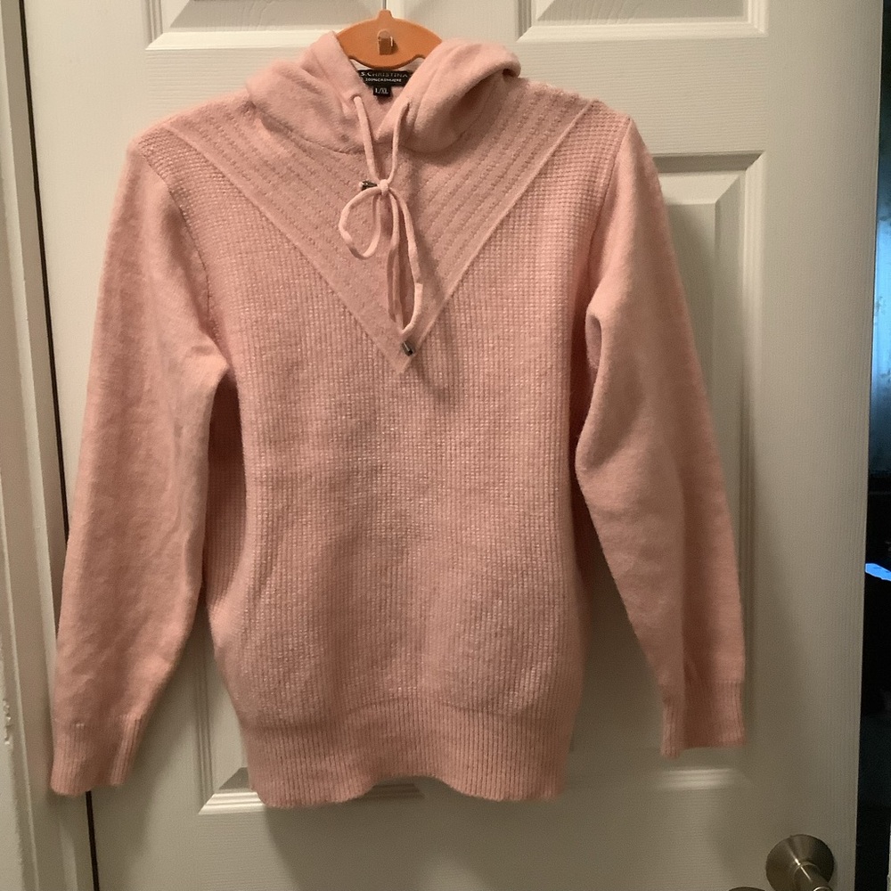 Christina Blush Pink Turtleneck Sweater
